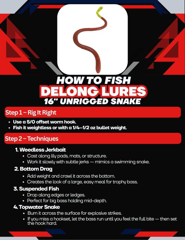16" Snake Lure - Image 4