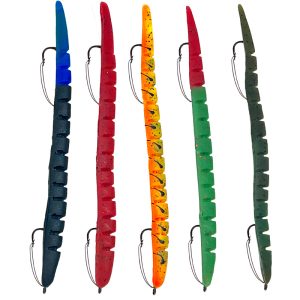 best bass lures weedless rubber segmented worm lures for big bass