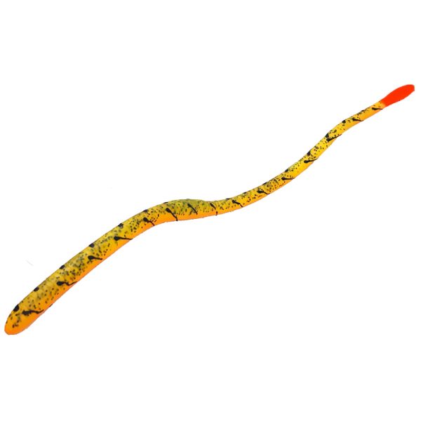 lures for big bass 16" snake lure firetiger