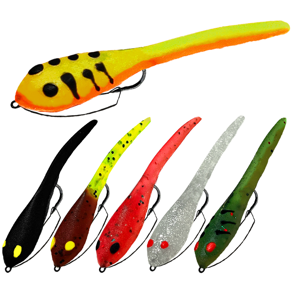 3 Medium Tadpole Weedless (2 Pack) - Delong Lures