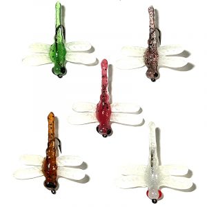 small fishing lures for bass. dragonfly fishing lures pre rigged with top water wings