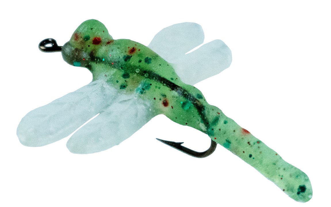 Small Dragonfly (3 Pack) - Watermelon - Fishing Lures - Delong Lures LLC