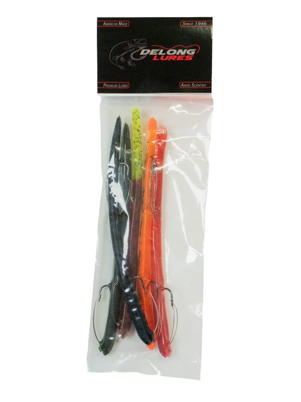 6" Weedless KILR Worm Value 5-Pack - Image 2