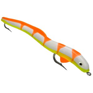 eel Pike lures pre rigged rubber jerk bait color coleslaw
