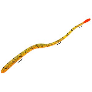 big worm lure with 3 hooks molded in pre rigged fishing lure for bass