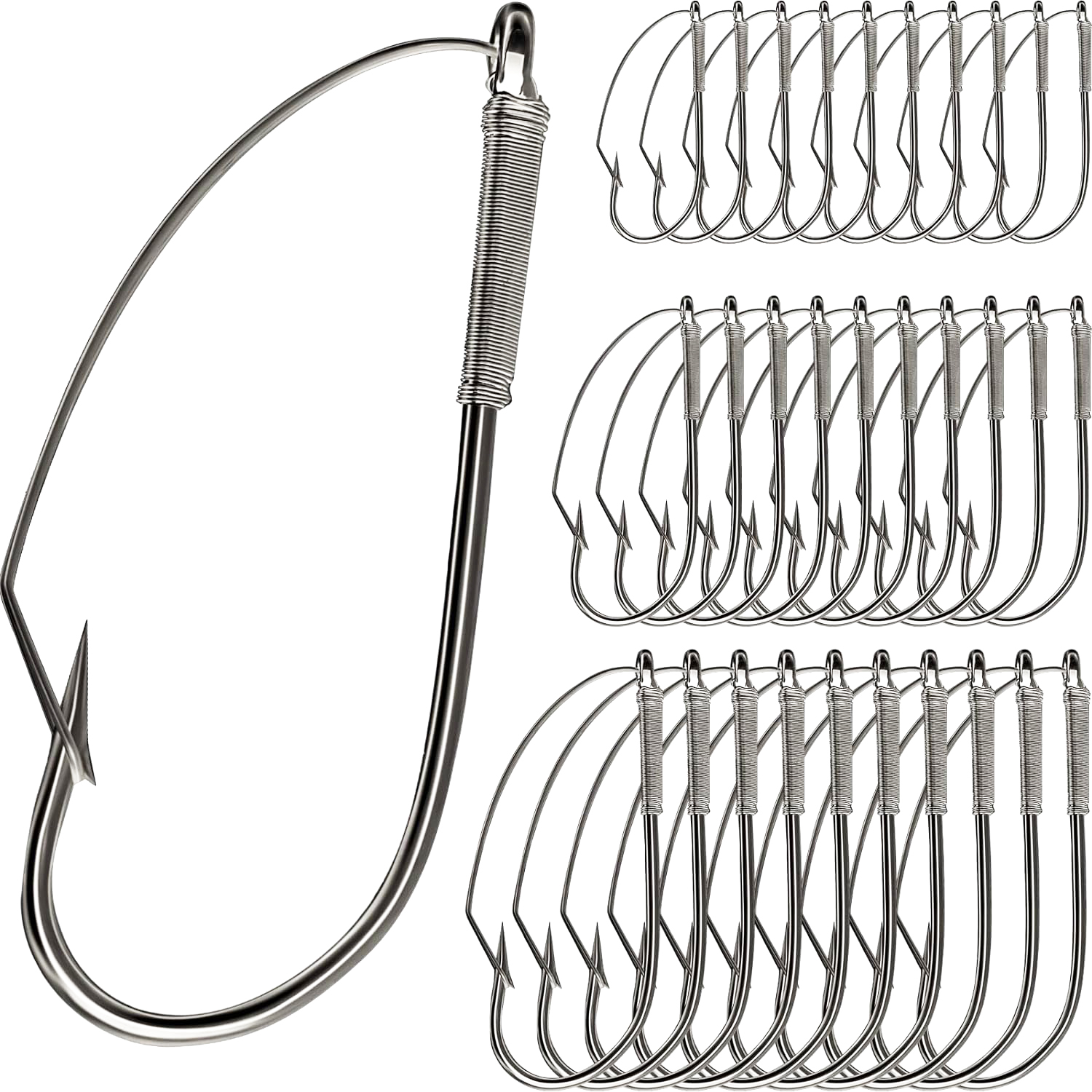 Weedless Wacky Rig Hooks - 100pack - Image 5