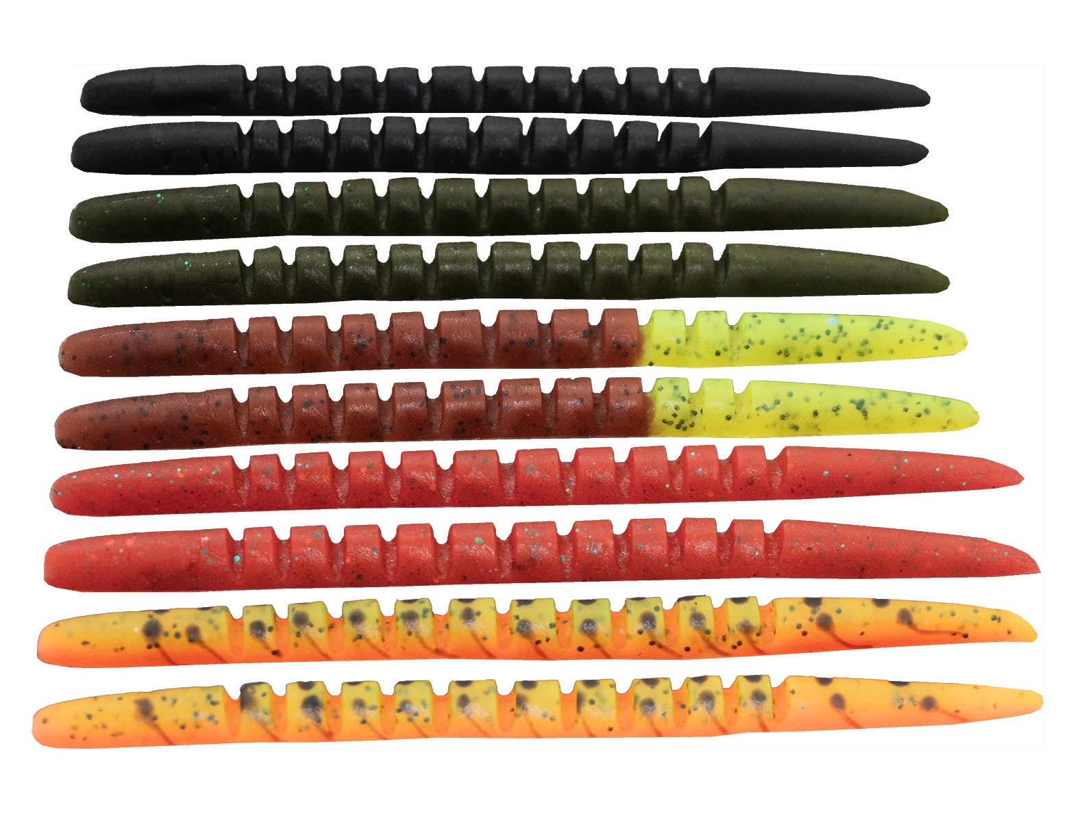 DeLong Lures 6″ Unrigged Bass Witch soft plastic bait for wacky rigs, Texas rigs, and weedless weighted setups.